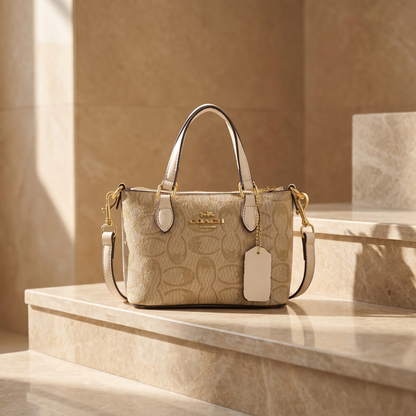 Coach Luxury Printed Shoulder Crossbody Handbag