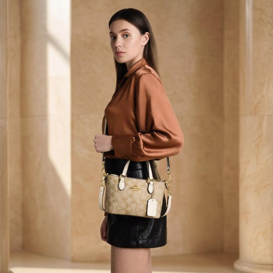 Coach Luxury Printed Shoulder Crossbody Handbag