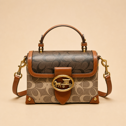 Elegant Minimalist Contrast Color Women’s Crossbody Box Handbag
