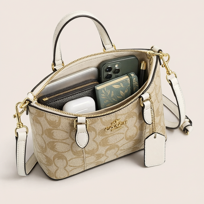 Coach Luxury Printed Shoulder Crossbody Handbag
