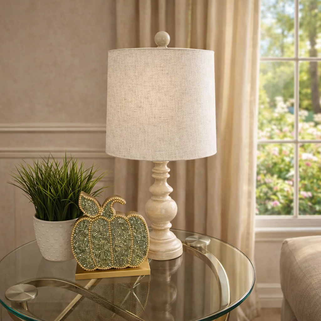 Set of 2 Rustic Farmhouse Table Lamps