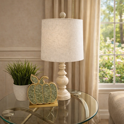 Set of 2 Rustic Farmhouse Table Lamps
